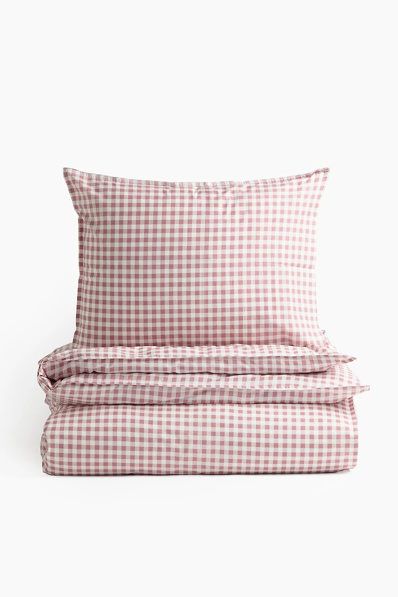 Patterned Twin Duvet Cover Set