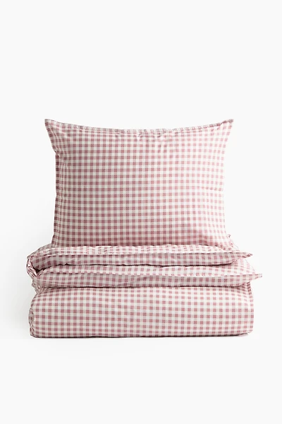 Patterned Twin Duvet Cover Set