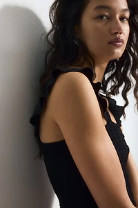 Smocked Crop Top