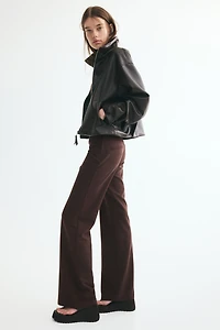 Low-Waist Twill Pants