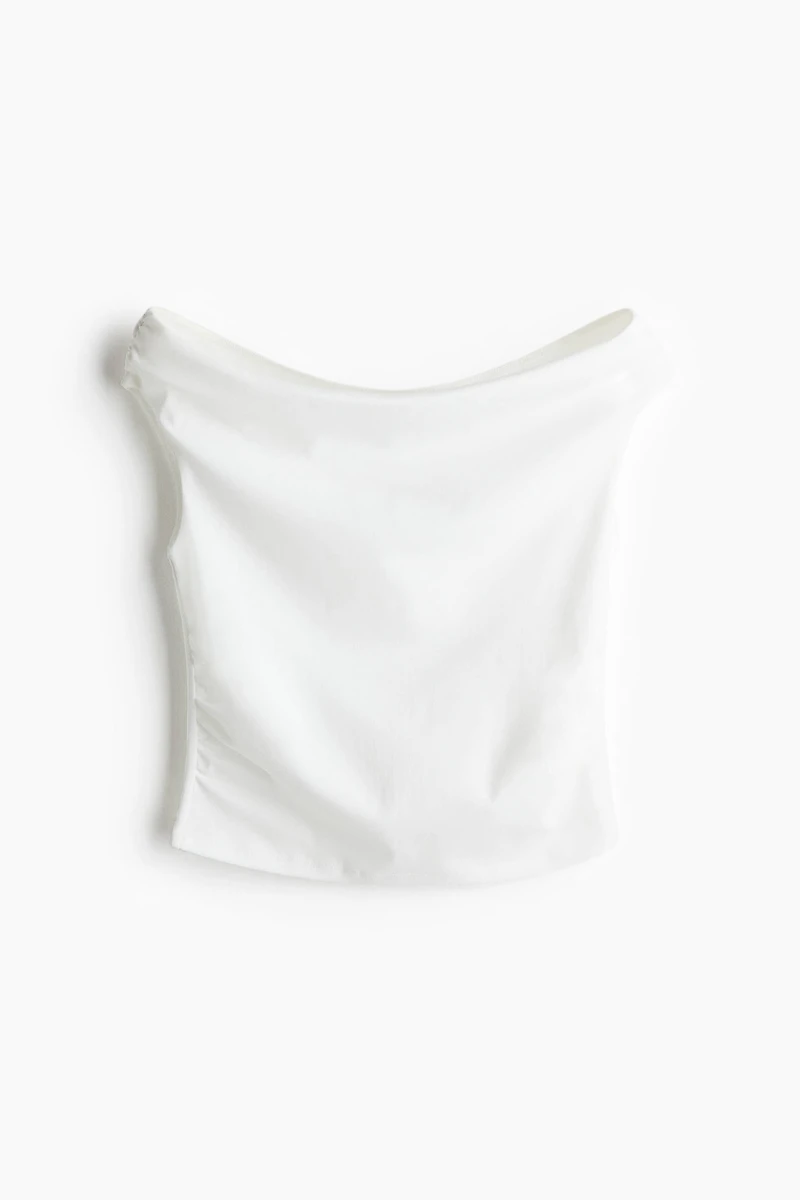 Draped Off-the-Shoulder Top