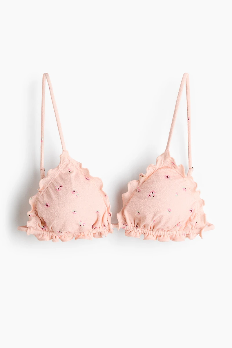 Haut de bikini triangulaire coussiné