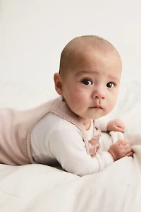 2-Piece Velour and Jersey Set