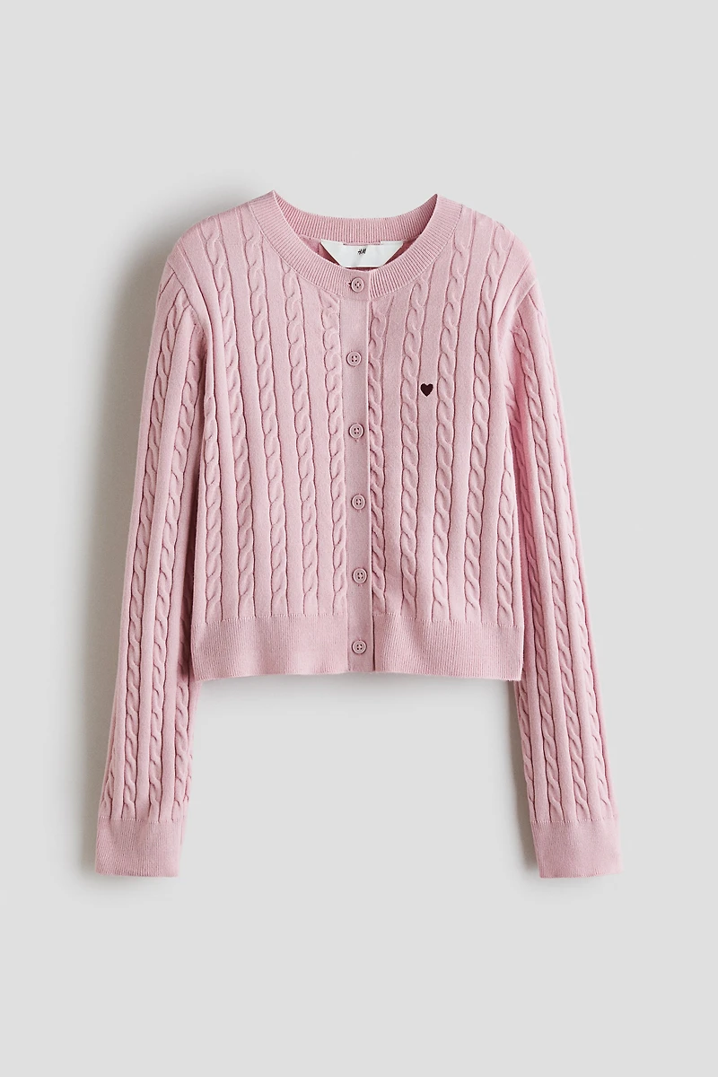 Cable-Knit Cardigan
