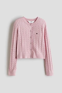 Cable-Knit Cardigan