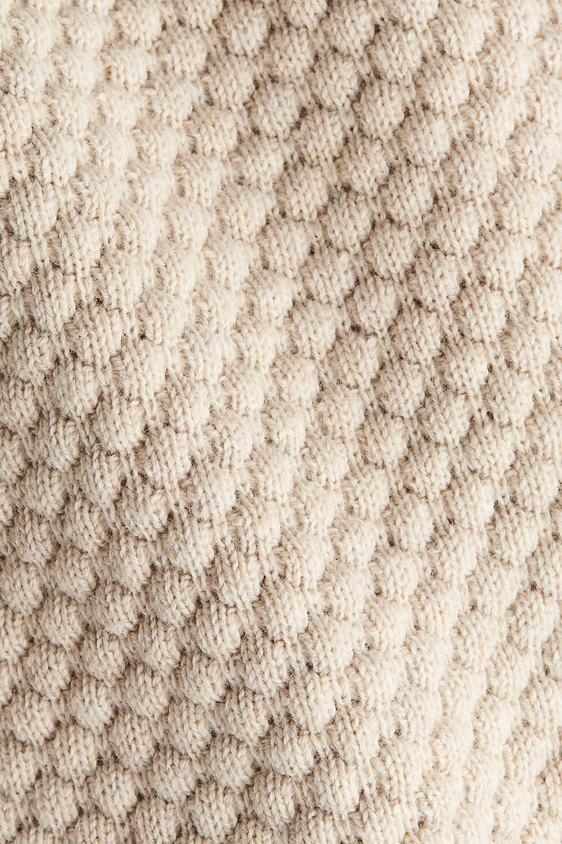 2-Piece Cotton Textured-Knit Set