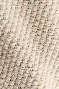 2-Piece Cotton Textured-Knit Set