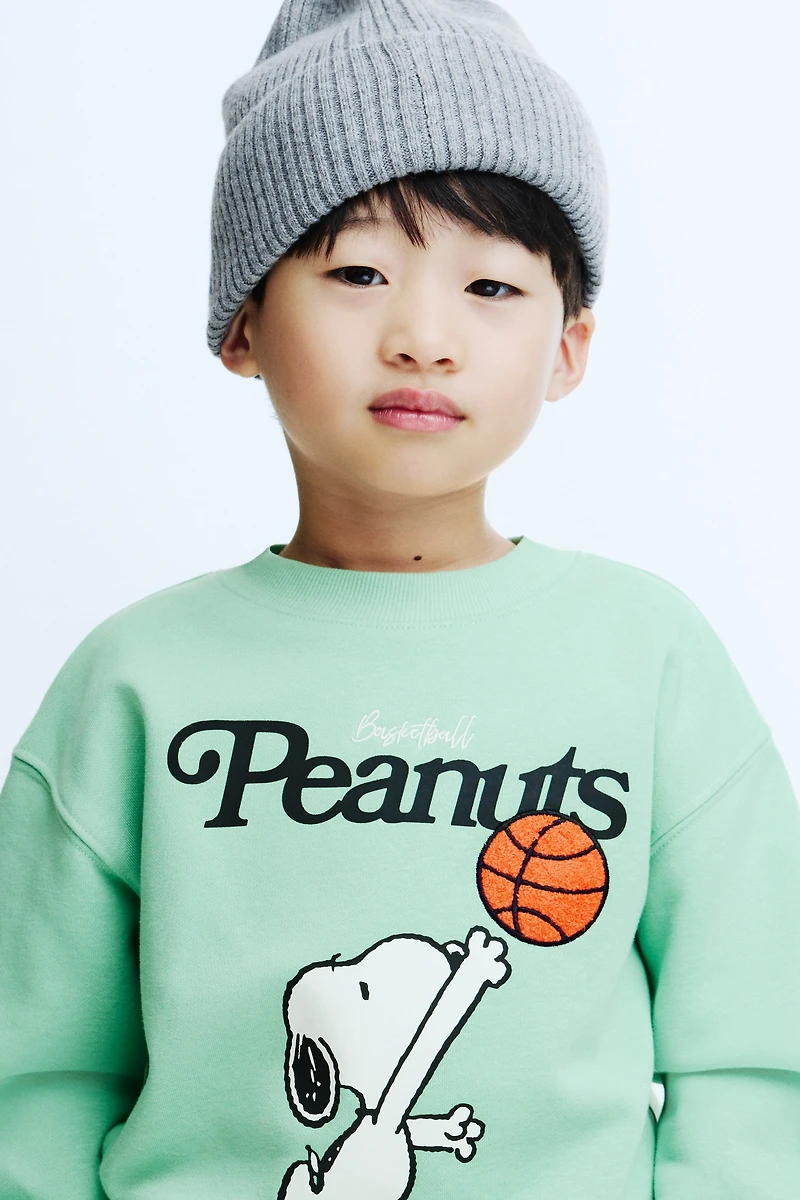 Oversized Printed Sweatshirt