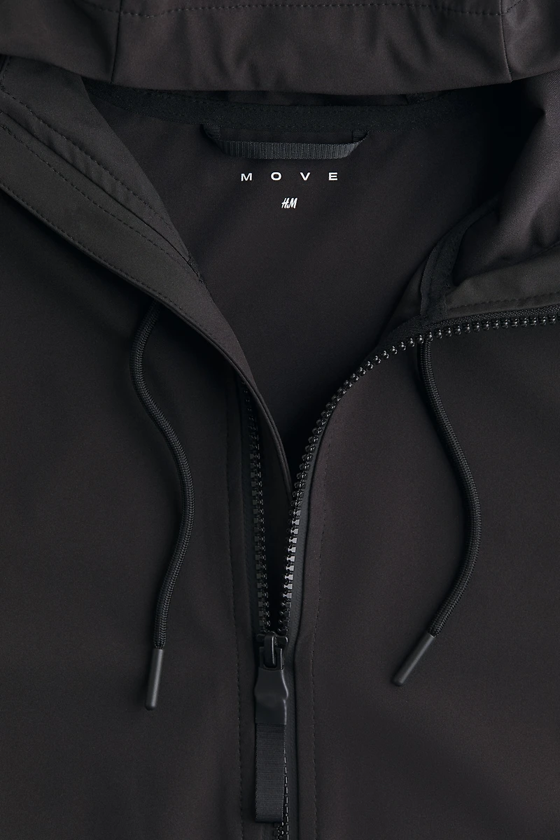 Regular-Fit Water-Repellent Softshell Jacket