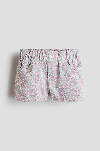 Loose Fit Denim Shorts