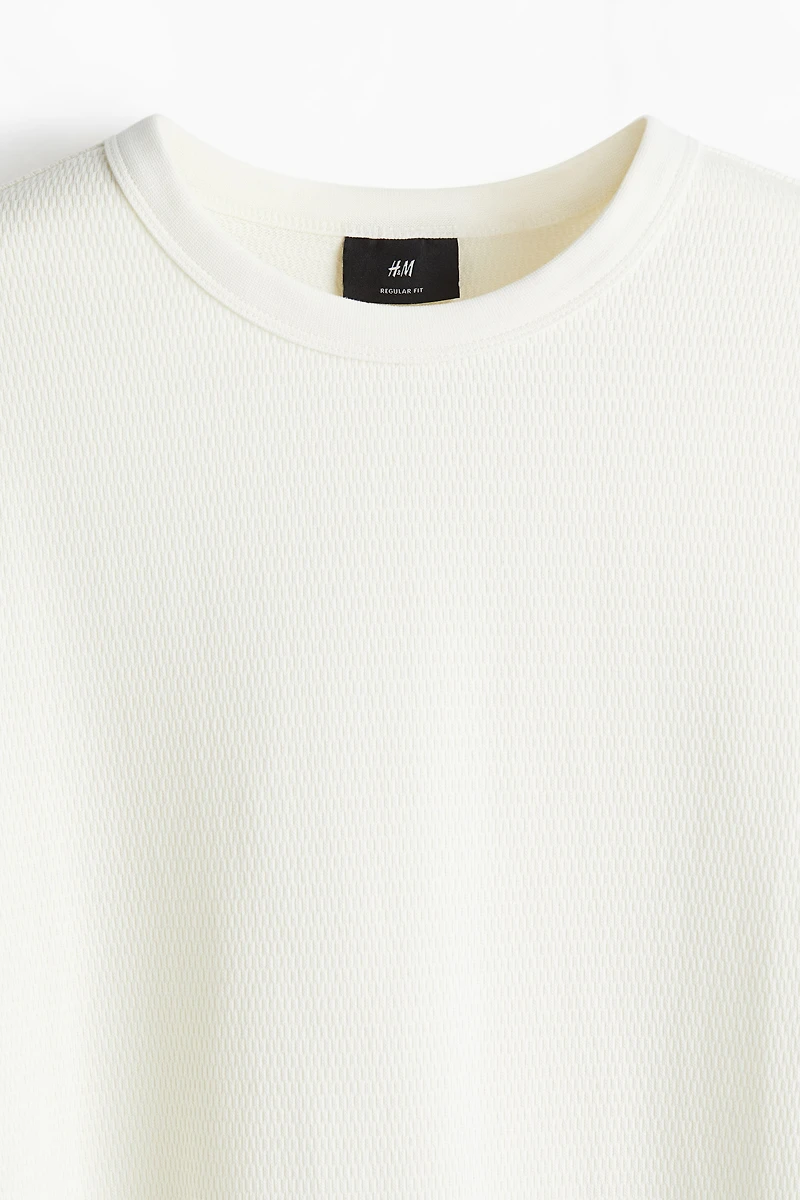 Regular Fit Waffled T-Shirt