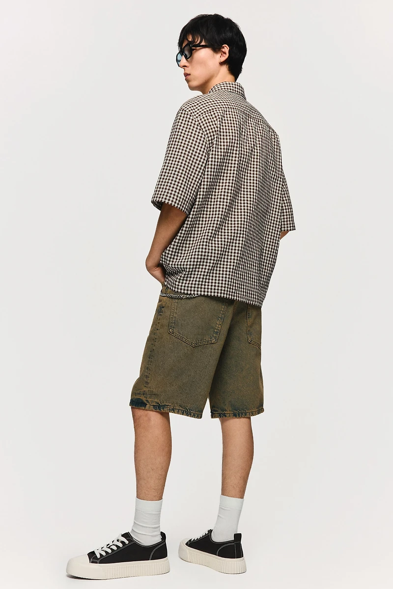 Short décontracté en denim