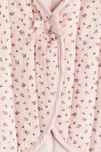 Chandail sans manches matelassé en mousseline