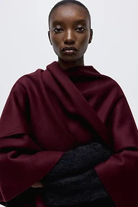 Handmade Wool-Blend Cape