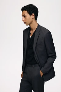 Skinny-Fit Single-Breasted Jacket