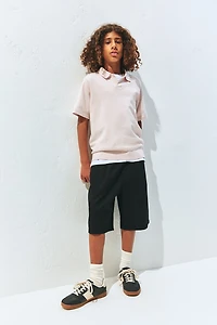 Fine-knit Polo Shirt