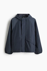 Veste coupe-vent ample en nylon