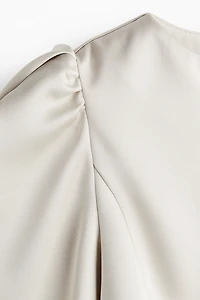 Blouse à manches bouffantes