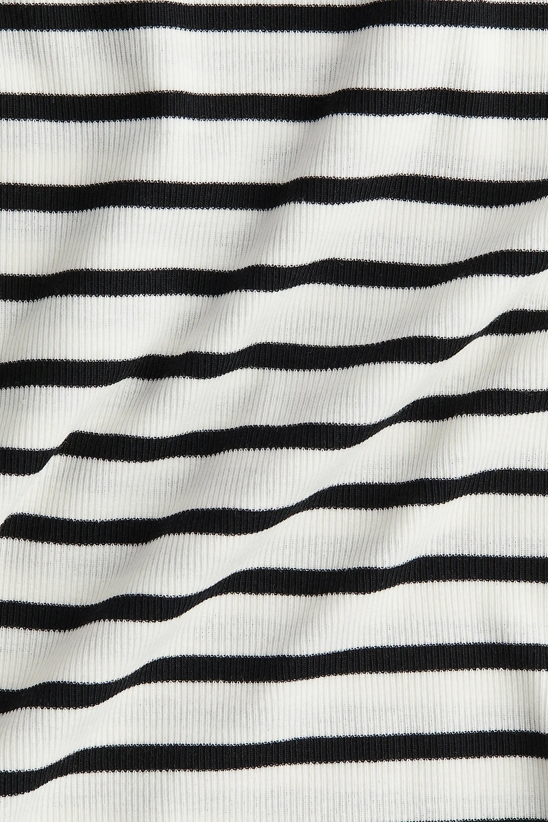 Ribbed Jersey Top