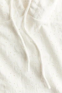 Pointelle-Knit Top
