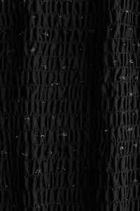 Robe en nid d'abeille à volants