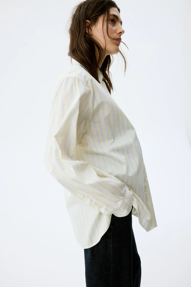 MAMA Chemise en popeline de coton