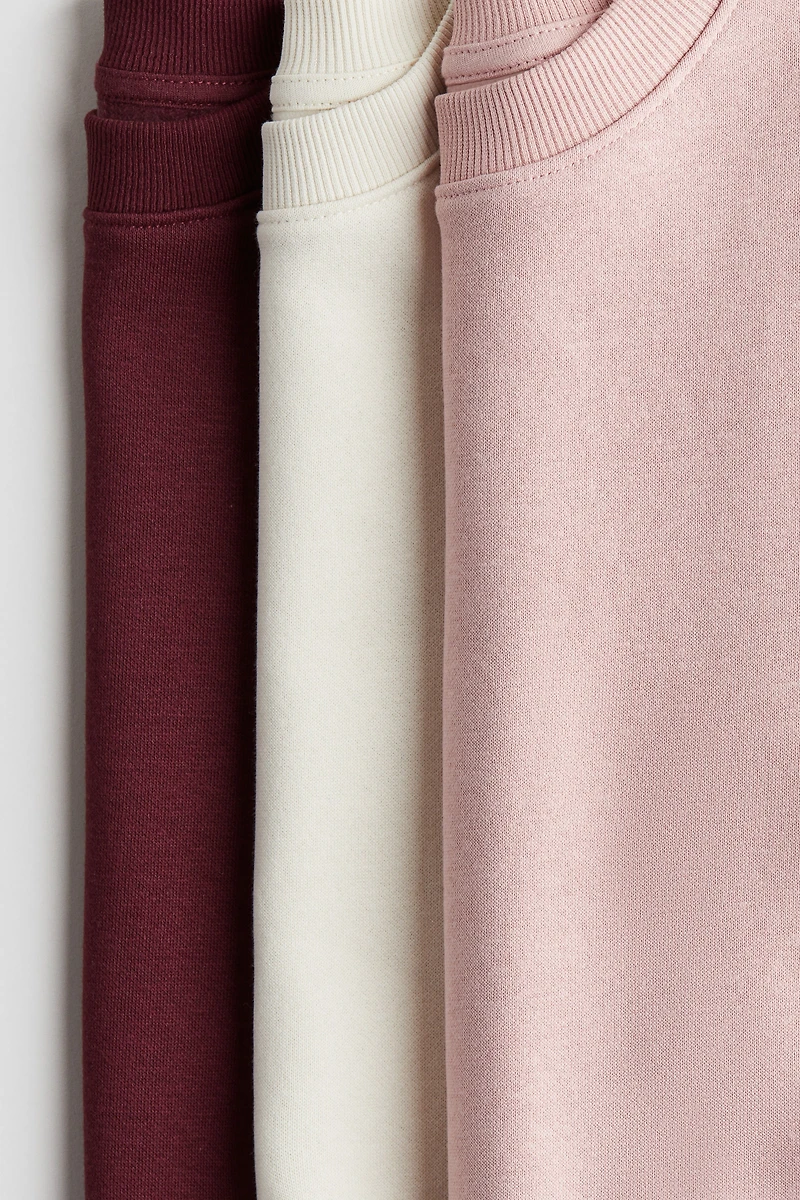 3-pack Brushed-Inside Sweatshirts
