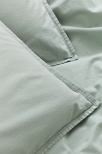 Washed Cotton King/Queen Duvet Cover Set