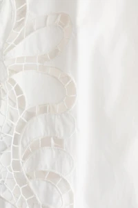 MAMA Pants with Eyelet Embroidery