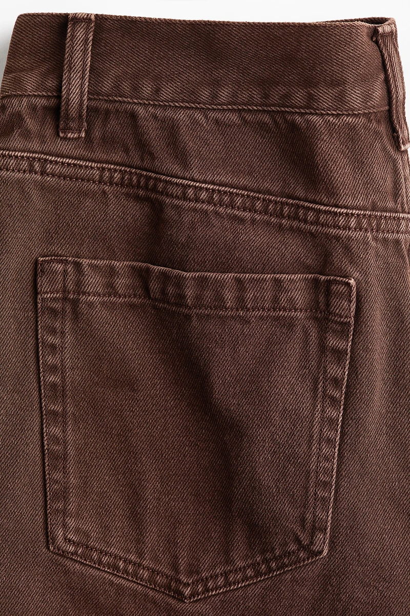 Barrel Regular Waist Jeans