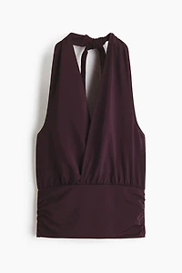 Jersey Halterneck Top