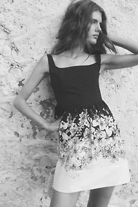 Dress with Flared Skirt