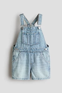 Denim Overall Shorts