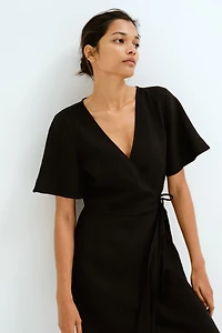 MAMA Nursing Wrap Dress