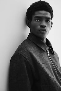 Regular-Fit Felted Shacket