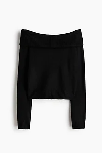 Off-the-Shoulder Sweater