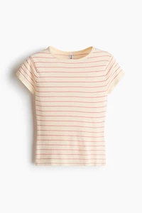 Haut à mancherons en fin tricot