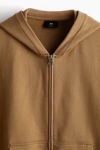 Boxy Loose-Fit Hooded Jacket