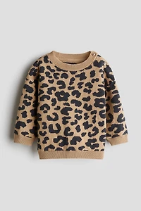 Jacquard-Knit Sweater