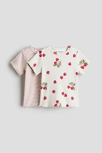 2-pack Ribbed Cotton Tops