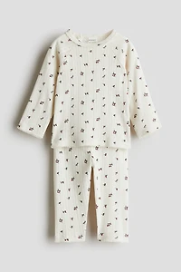 2-Piece Cotton Pointelle Set