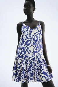 Dress with Flared Skirt