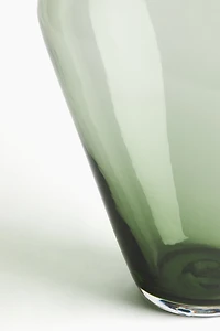 Très grand vase asymétrique en verre