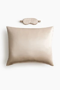 Silk Pillowcase and Sleep Mask