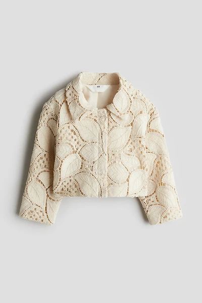 Veste d'aspect fait au crochet