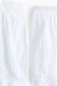 Crinkled Cotton Pajamas