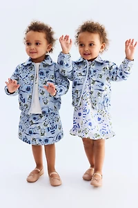 Patterned Jacquard-Weave Jacket