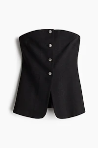 Gilet bandeau sans manches en jersey point de Rome