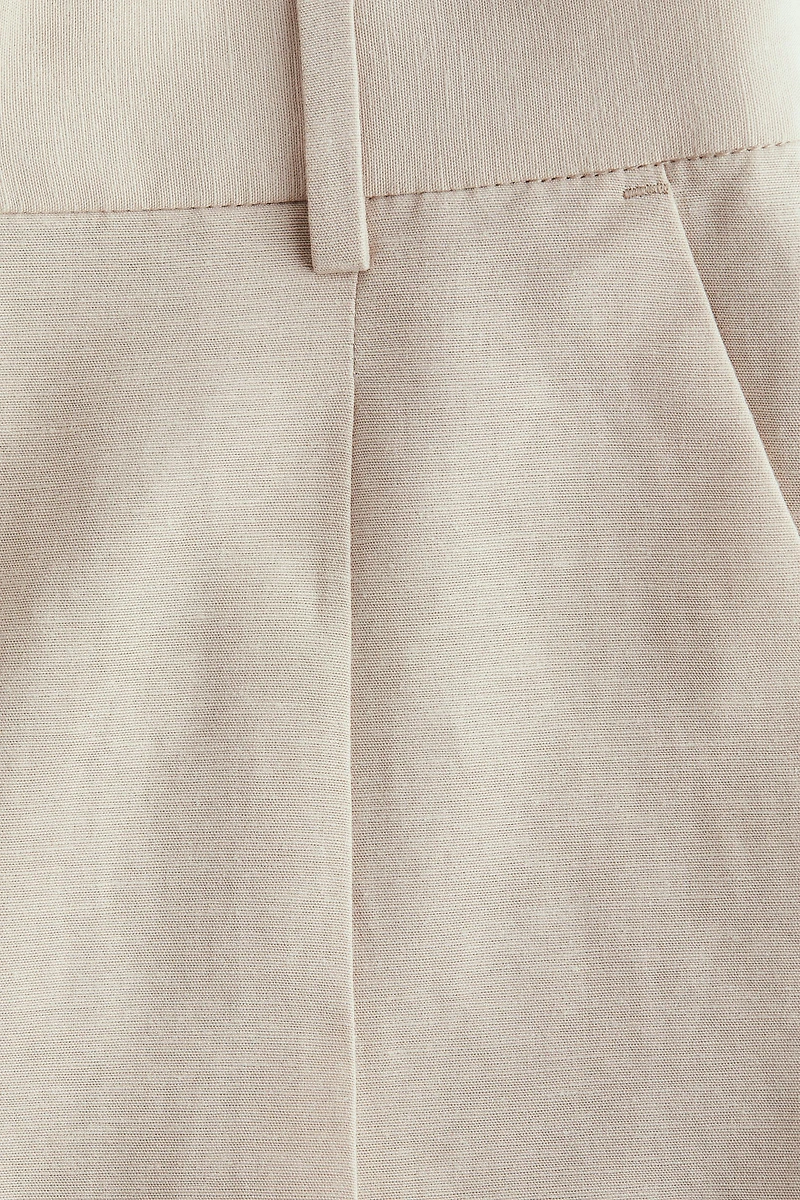 Short en lin mélangé