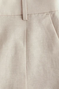 Short en lin mélangé